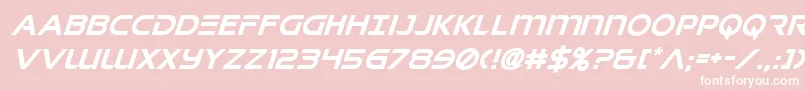 singaporeslingsuperital Font – White Fonts on Pink Background