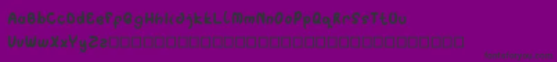 Шрифт Singo – чёрные шрифты на фиолетовом фоне