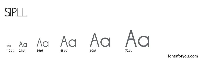 SIPLL    (141037) Font Sizes