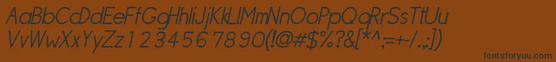 Шрифт SIPLLO   – чёрные шрифты на коричневом фоне