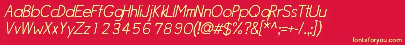 SIPLLO   Font – Yellow Fonts on Red Background