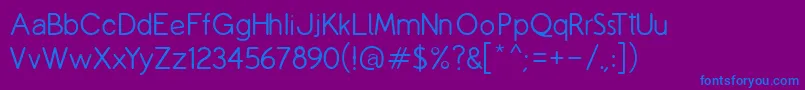 CopilmeL Font – Blue Fonts on Purple Background