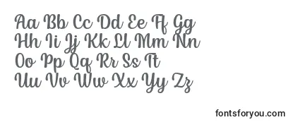 Siry Font by Situjuh 7NTypes -fontin tarkastelu
