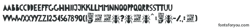 フォントSister Ant – 完全なフォント