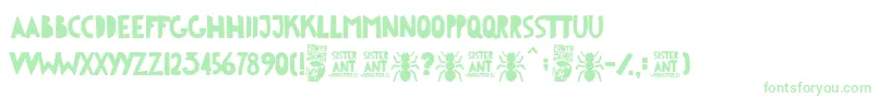 Sister Ant Font – Green Fonts