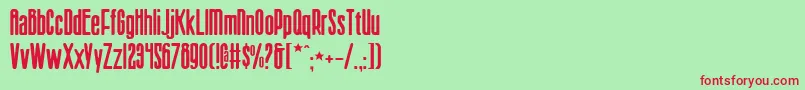 Sisterv2 Font – Red Fonts on Green Background