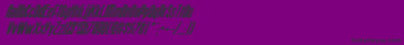 Sisterv2i-Schriftart – Schwarze Schriften auf violettem Hintergrund