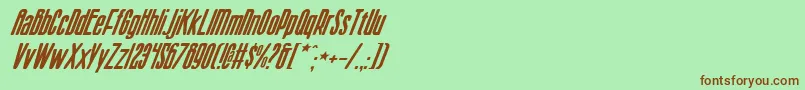 Weitere Informationen zur Sisterv2i-Schriftart Sisterv2i-Schriftart – Braune Schriften auf grünem Hintergrund
