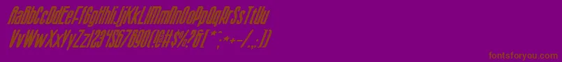 Saiba mais sobre a fonte Sisterv2i Fonte Sisterv2i – fontes marrons em um fundo roxo