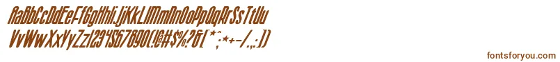Шрифт Sisterv2i – коричневые шрифты на белом фоне