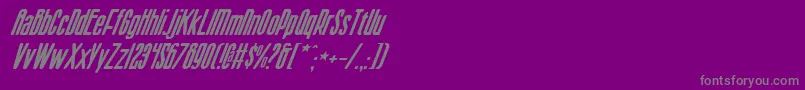 fuente Sisterv2i – Fuentes Grises Sobre Fondo Morado