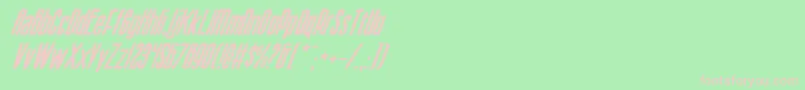 Sisterv2i Font – Pink Fonts on Green Background