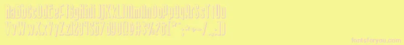 More about Sisterv2s Font Sisterv2s Font – Pink Fonts on Yellow Background