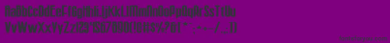 Police Sisterv2w – polices noires sur fond violet
