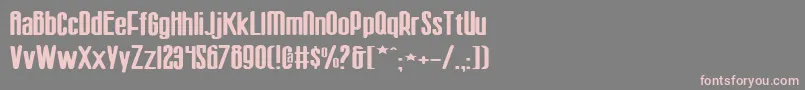 Шрифт Sisterv2w – розовые шрифты на сером фоне