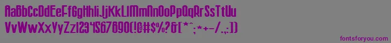 Sisterv2w Font – Purple Fonts on Gray Background