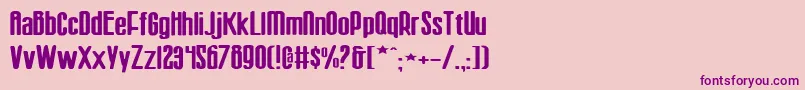 Sisterv2w Font – Purple Fonts on Pink Background