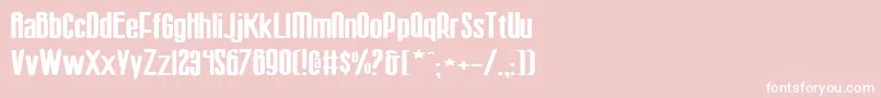 Sisterv2w Font – White Fonts on Pink Background