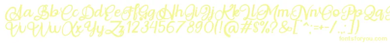 Situgintu Calligraphy Personal Use Font – Yellow Fonts