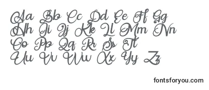 Czcionka Situgintu Calligraphy Personal Use
