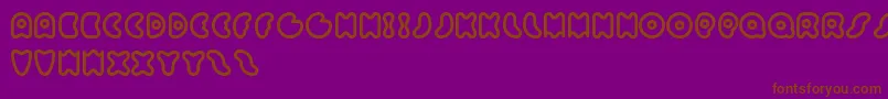 More about Sixty Queens Font Sixty Queens Font – Brown Fonts on Purple Background