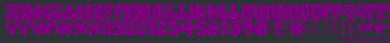 SKATERDUDES Font – Purple Fonts on Black Background