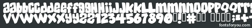 SKATERDUDES Font – White Fonts on Black Background