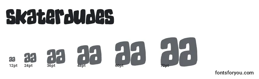 SKATERDUDES (141069) Font Sizes