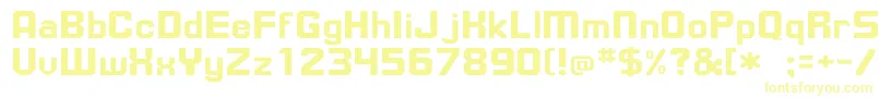 UpsilonWd Font – Yellow Fonts