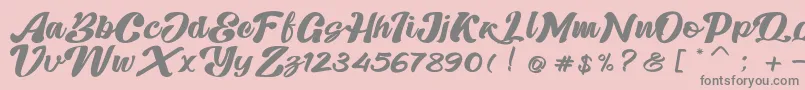 More about Skatter Font Skatter Font – Gray Fonts on Pink Background
