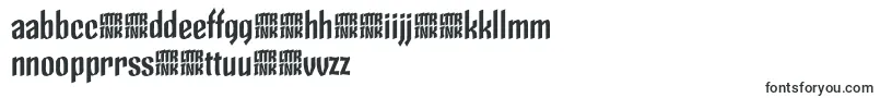 Czcionka SkeletonTypeOne PosterBold – esperanto czcionki