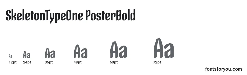 SkeletonTypeOne PosterBold Font Sizes