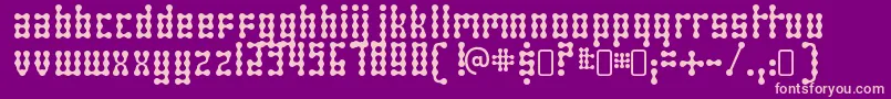 skeletor stance Font – Pink Fonts on Purple Background