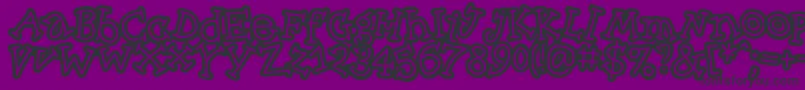 Skinck   Font – Black Fonts on Purple Background