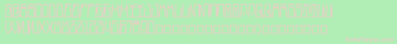 SkinySmile AspekHndz Font – Pink Fonts on Green Background