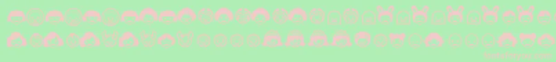 SKIPOP   Font – Pink Fonts on Green Background