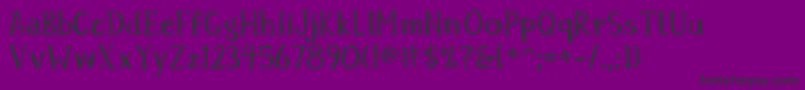 Więcej informacji o czcionce Skrawk Serif Czcionka Skrawk Serif – czarne czcionki na fioletowym tle