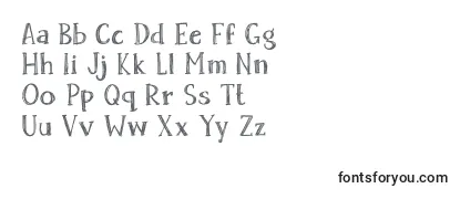 Überblick über die Schriftart Skrawk Serif