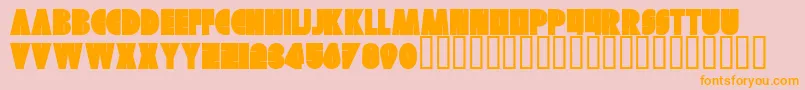 Подробнее о шрифте Skuer Regular Шрифт Skuer Regular – оранжевые шрифты на розовом фоне