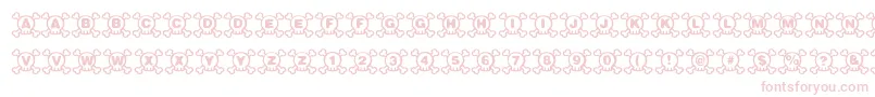 Skully-Schriftart – Rosa Schriften