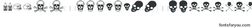 Шрифт skullz – ньянджа шрифты