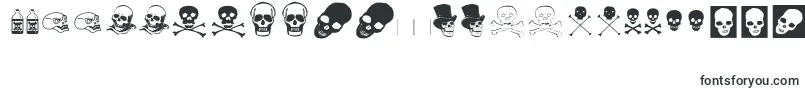 Fonte skullz – fontes uzbeques