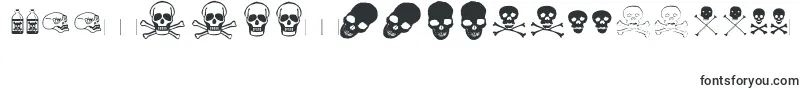 フォントskullz – ハウスフォント