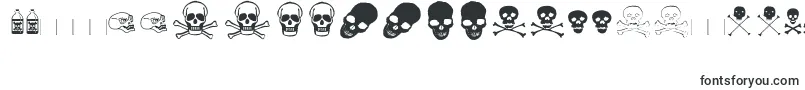 Шрифт skullz – румынские шрифты
