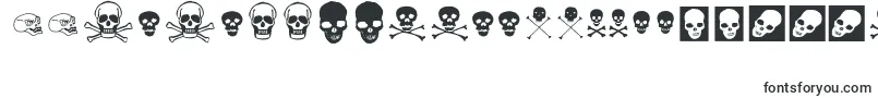 フォントskullz – クレオールフォント