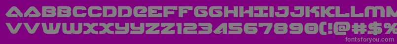 skyhawk Font – Gray Fonts on Purple Background