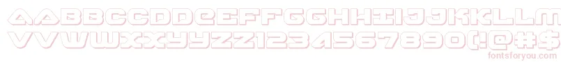 skyhawk3d Font – Pink Fonts on White Background