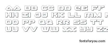 Skyhawk3d Font