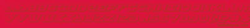 skyhawk3dital Font – Brown Fonts on Red Background