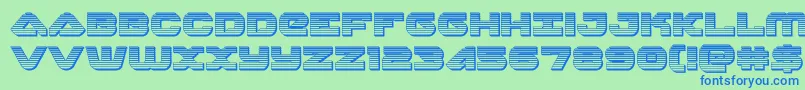 fuente skyhawkchrome – Fuentes Azules Sobre Fondo Verde
